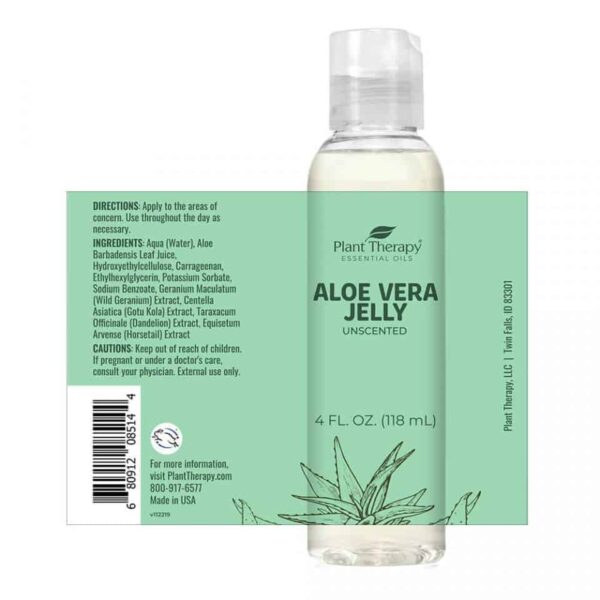 Aloe Vera Jelly Unscented 4oz 2