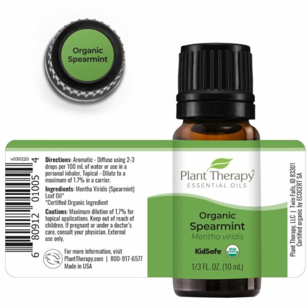 Spearmint Organic Eo 10ml Stretch Top 960x960