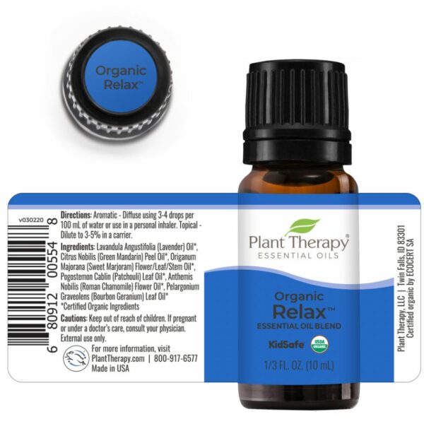 Organic Relax Blend 10ml Stretch Top 960x960