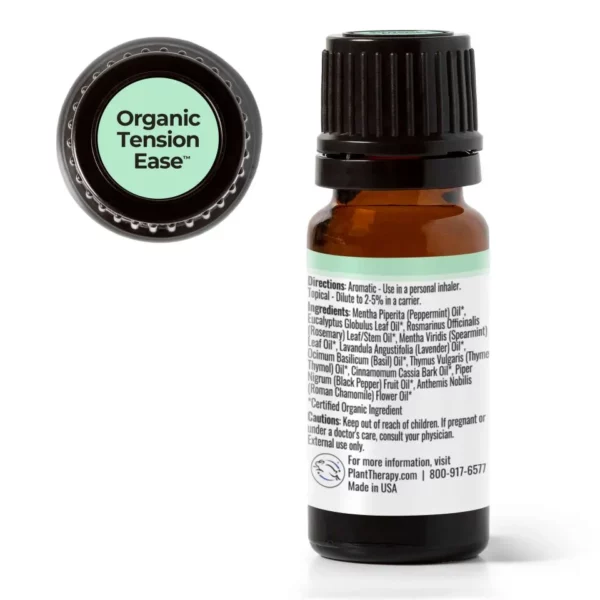 Organic Tension Ease Eo Blend 10ml 02