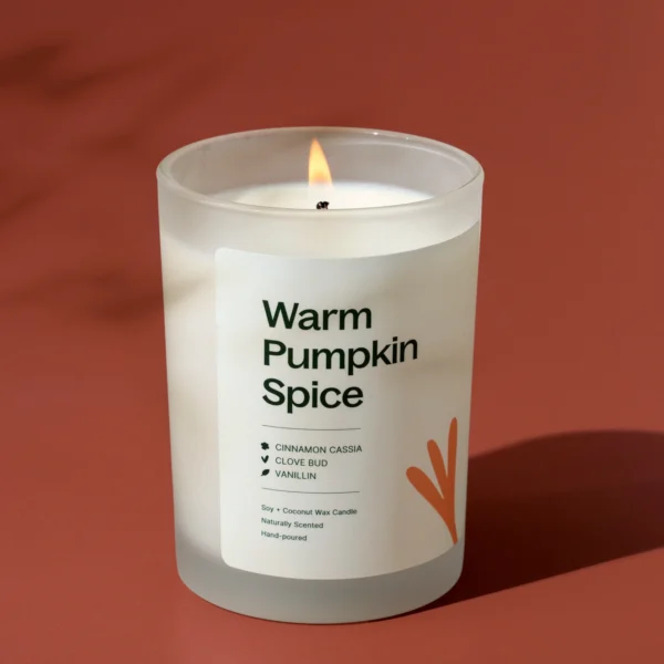 Warm Pumpkin Spice Candle 07